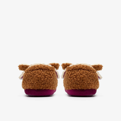 Clarks Fluffy Snug Toddler Cream Teddy