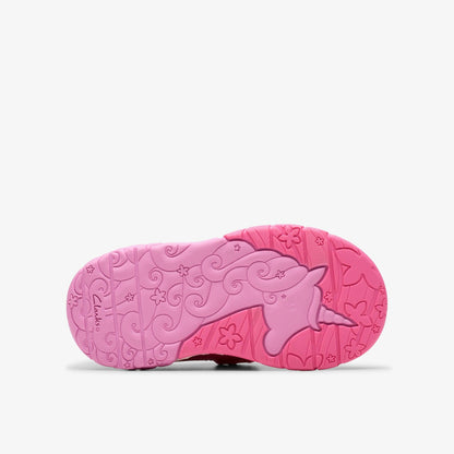 Clarks Tidal Shell Toddler Pink