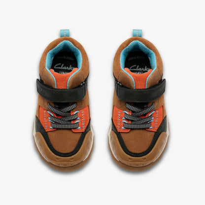 Clarks Steggy 2 Glow Toddler Tan