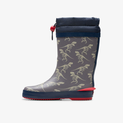 Clarks Tarri Race Kid Grey Combination