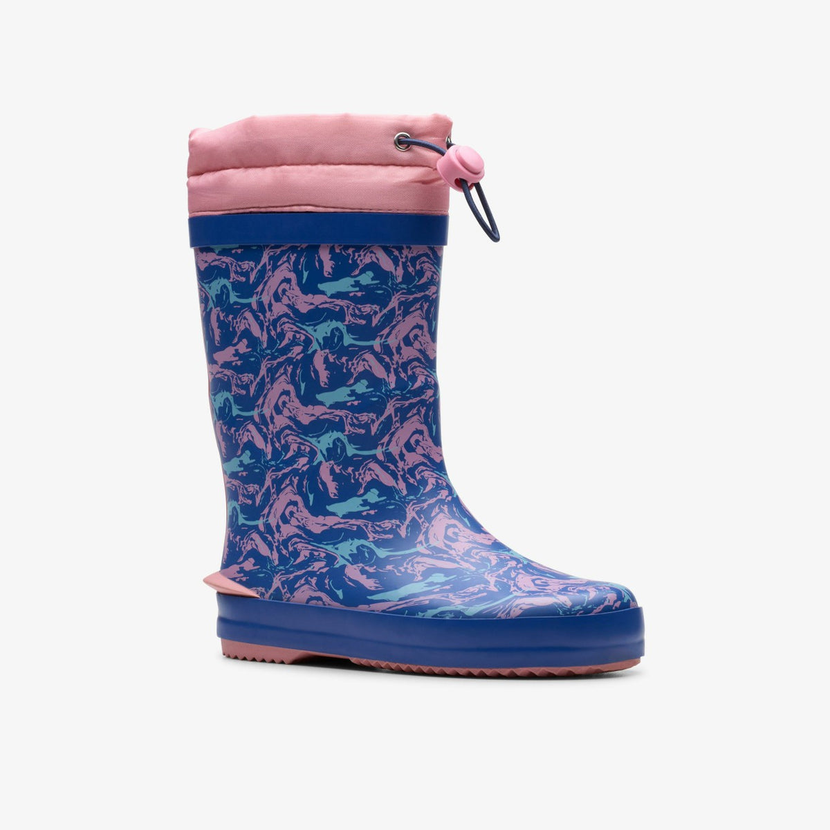 Clarks Tarri Race Kid Blue Combination