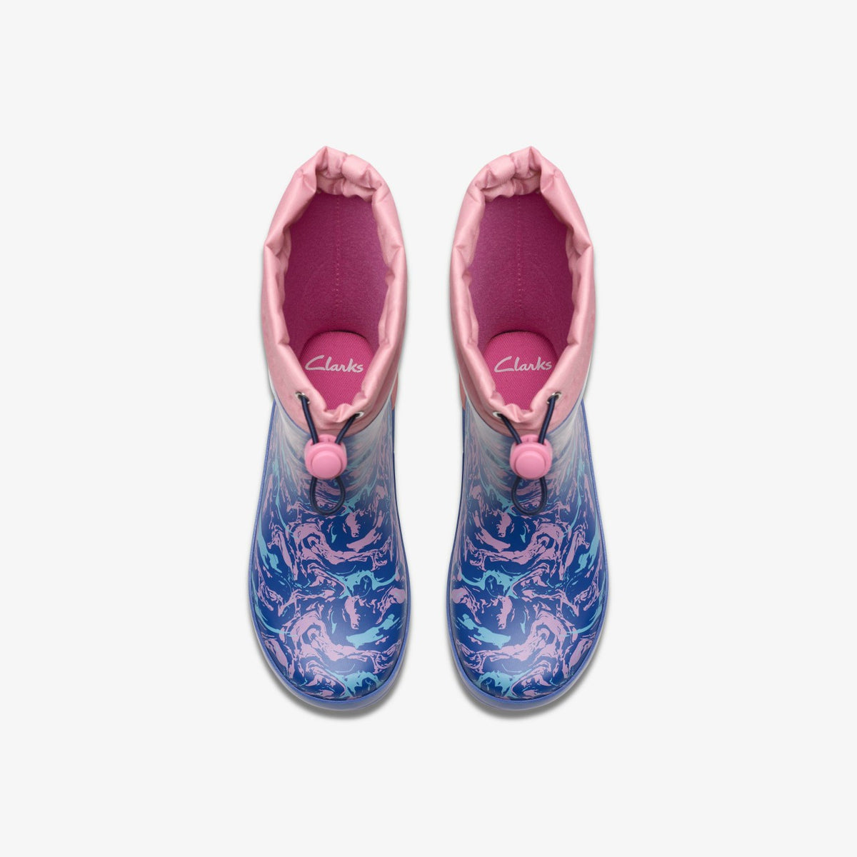 Clarks Tarri Race Kid Blue Combination