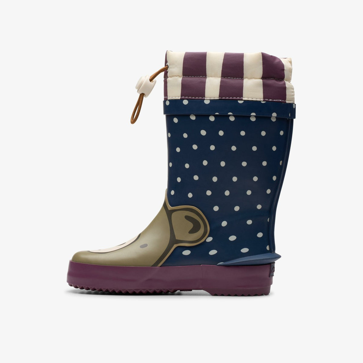 Clarks Tarri Race Toddler Navy Combination
