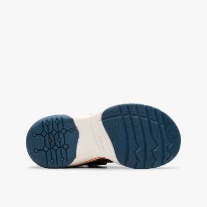 Clarks Feather Track Kid Navy Combination