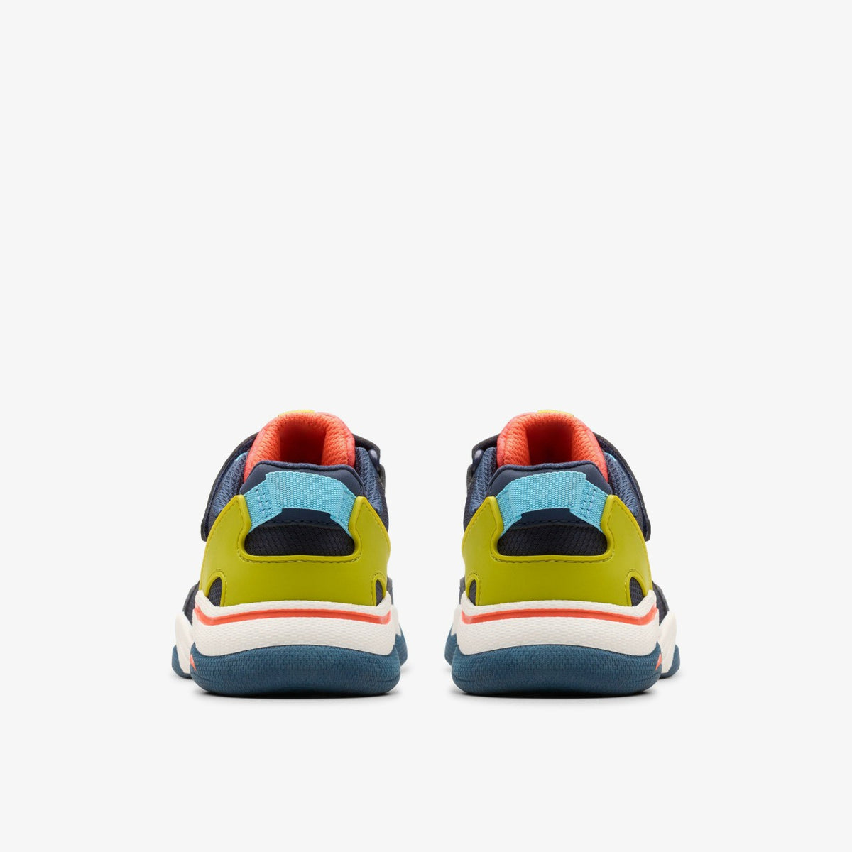 Clarks Feather Track Kid Navy Combination