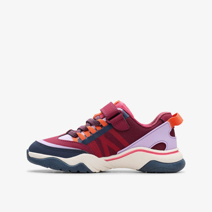 Clarks Feather Track Kid Berry Combination