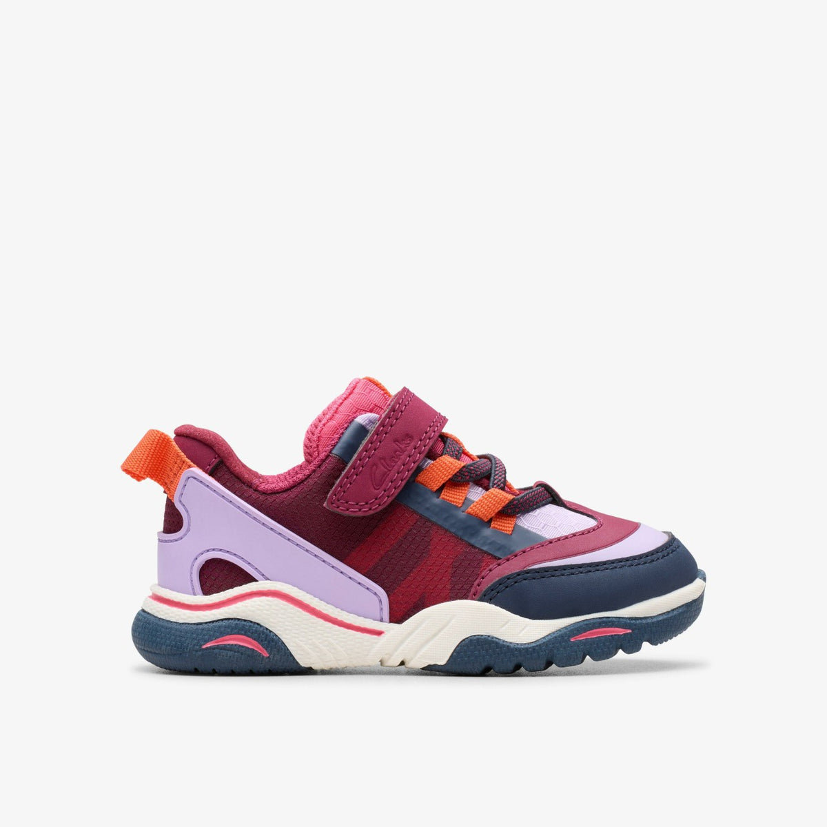 Clarks Feather Track Toddler Berry Combination