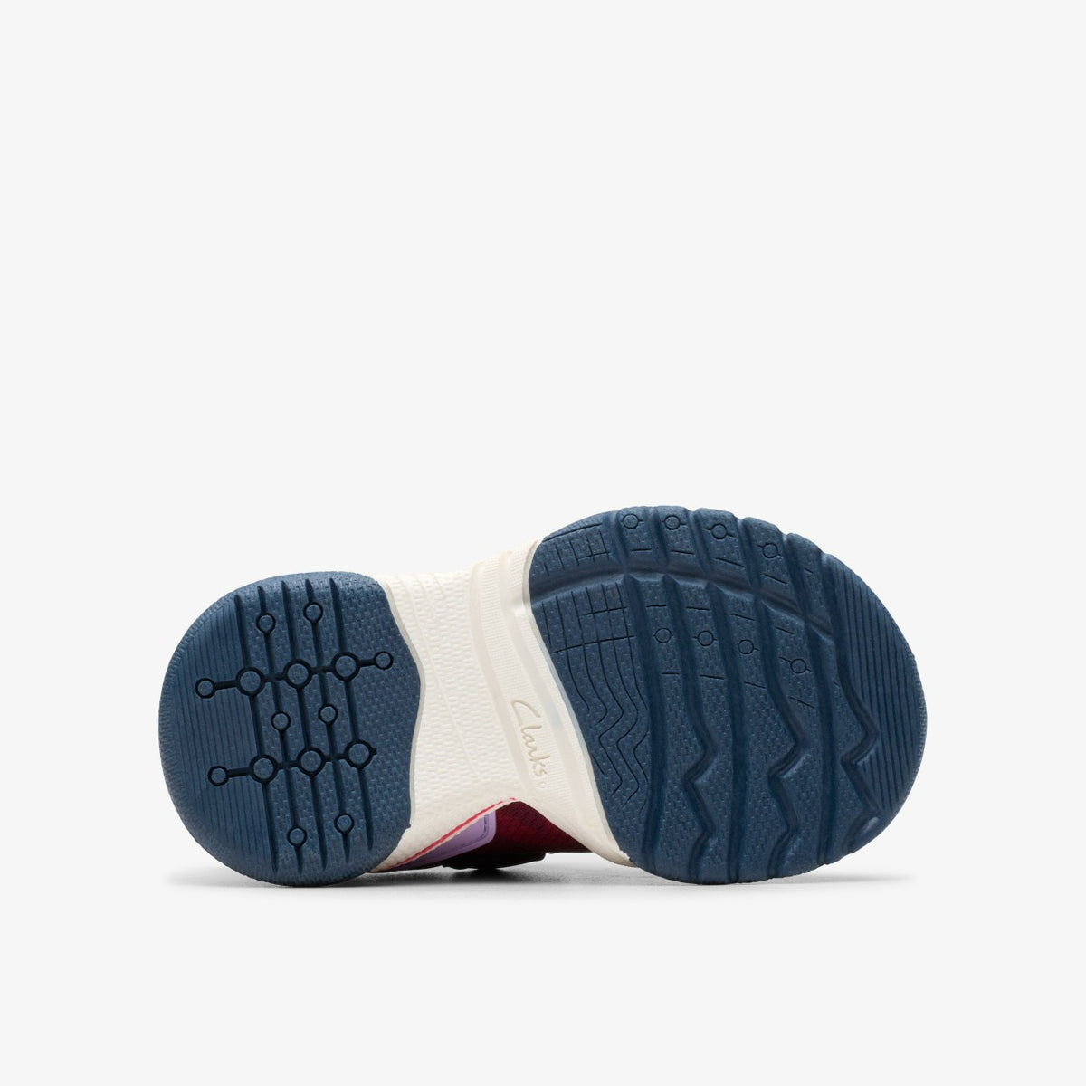 Clarks Feather Track Toddler Berry Combination