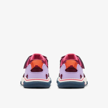 Clarks Feather Track Toddler Berry Combination