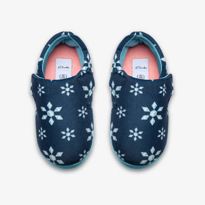 Clarks Fluffy Snug Kid Navy