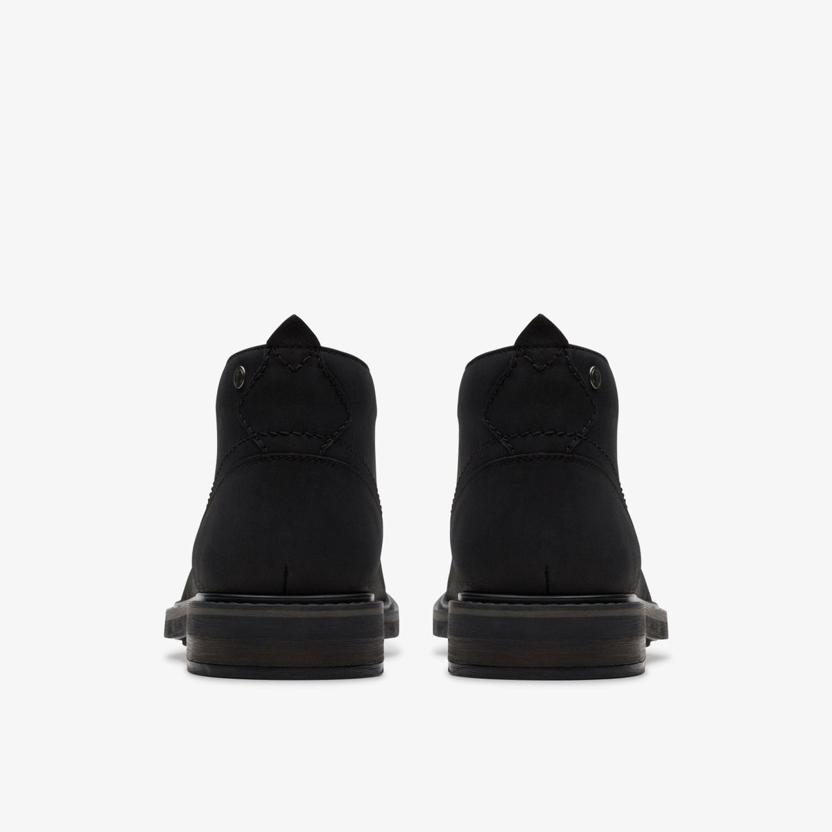 Clarks Newford Mid Black Leather
