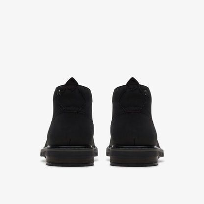 Clarks Newford Mid Black Leather