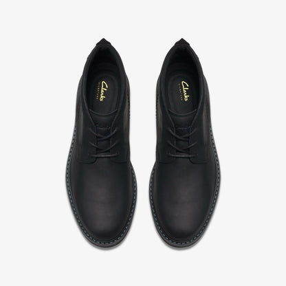 Clarks Newford Mid Black Leather