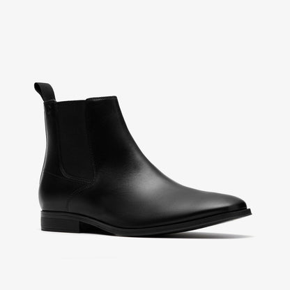 Clarks Paulton Easy Black Leather