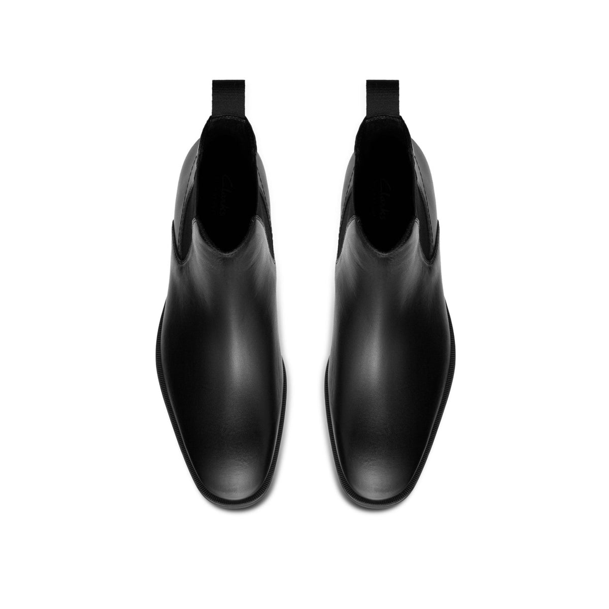 Clarks Paulton Easy Black Leather