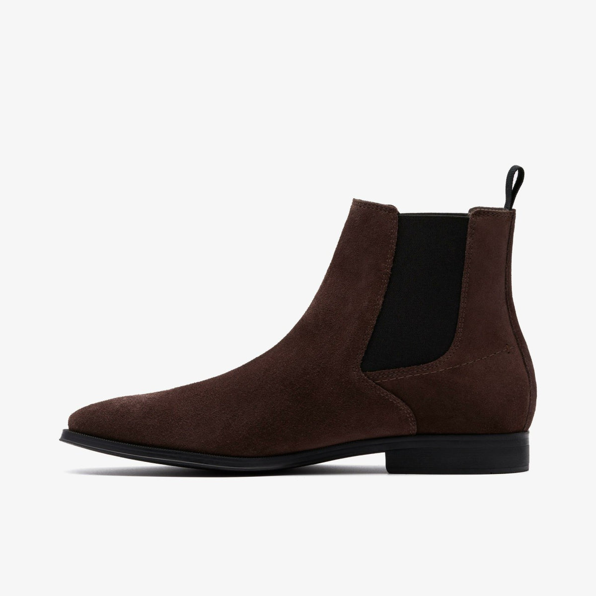 Clarks Paulton Easy Dark Brown Suede