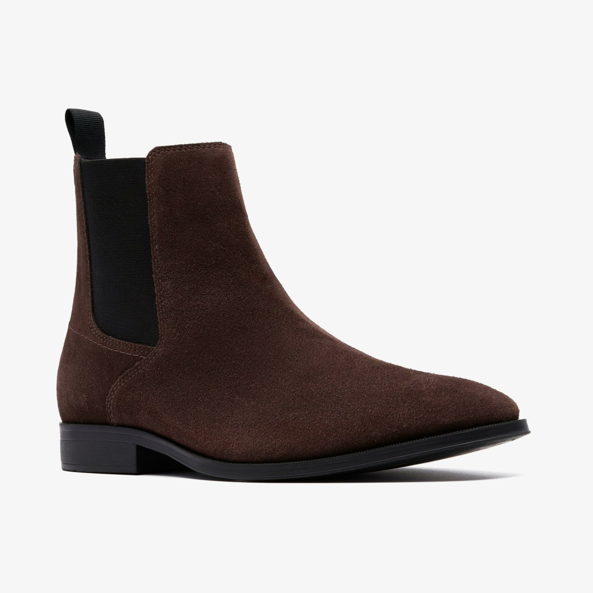 Clarks Paulton Easy Dark Brown Suede