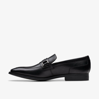 Clarks Paulton Lo Black Leather