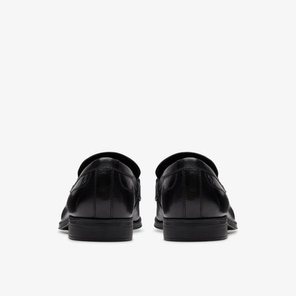 Clarks Paulton Lo Black Leather