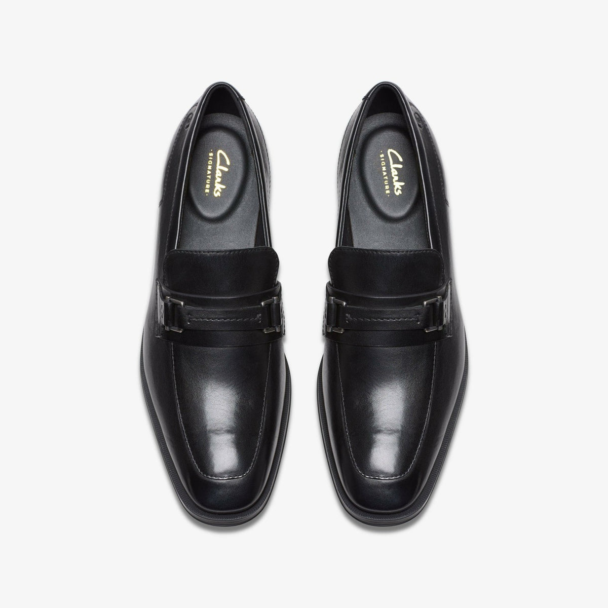 Clarks Paulton Lo Black Leather