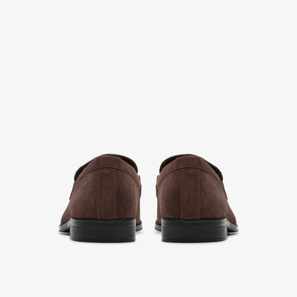 Clarks Paulton Lo Dark Brown Suede