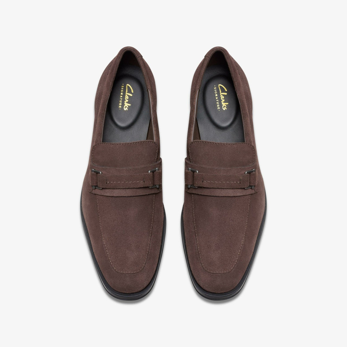 Clarks Paulton Lo Dark Brown Suede