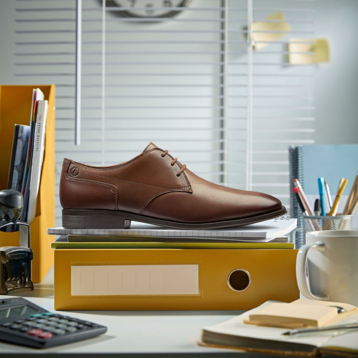 Clarks Paulton Lace Tan