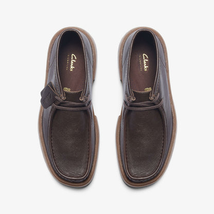 Clarks Torview Hi Brown Leather