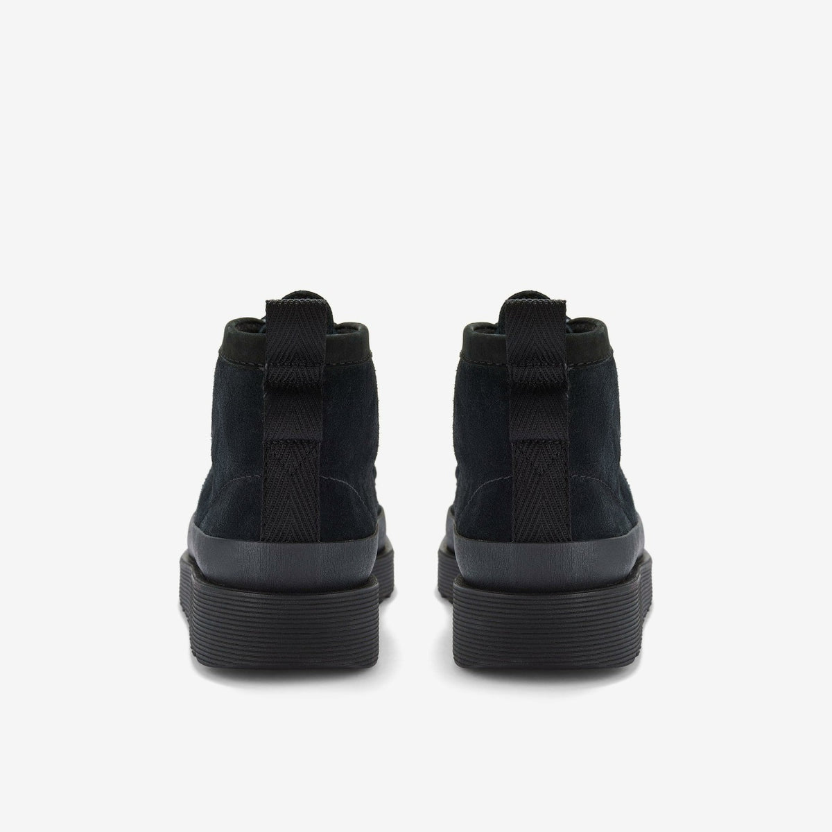 Clarks Wallabee FTR2 Hi Black Suede