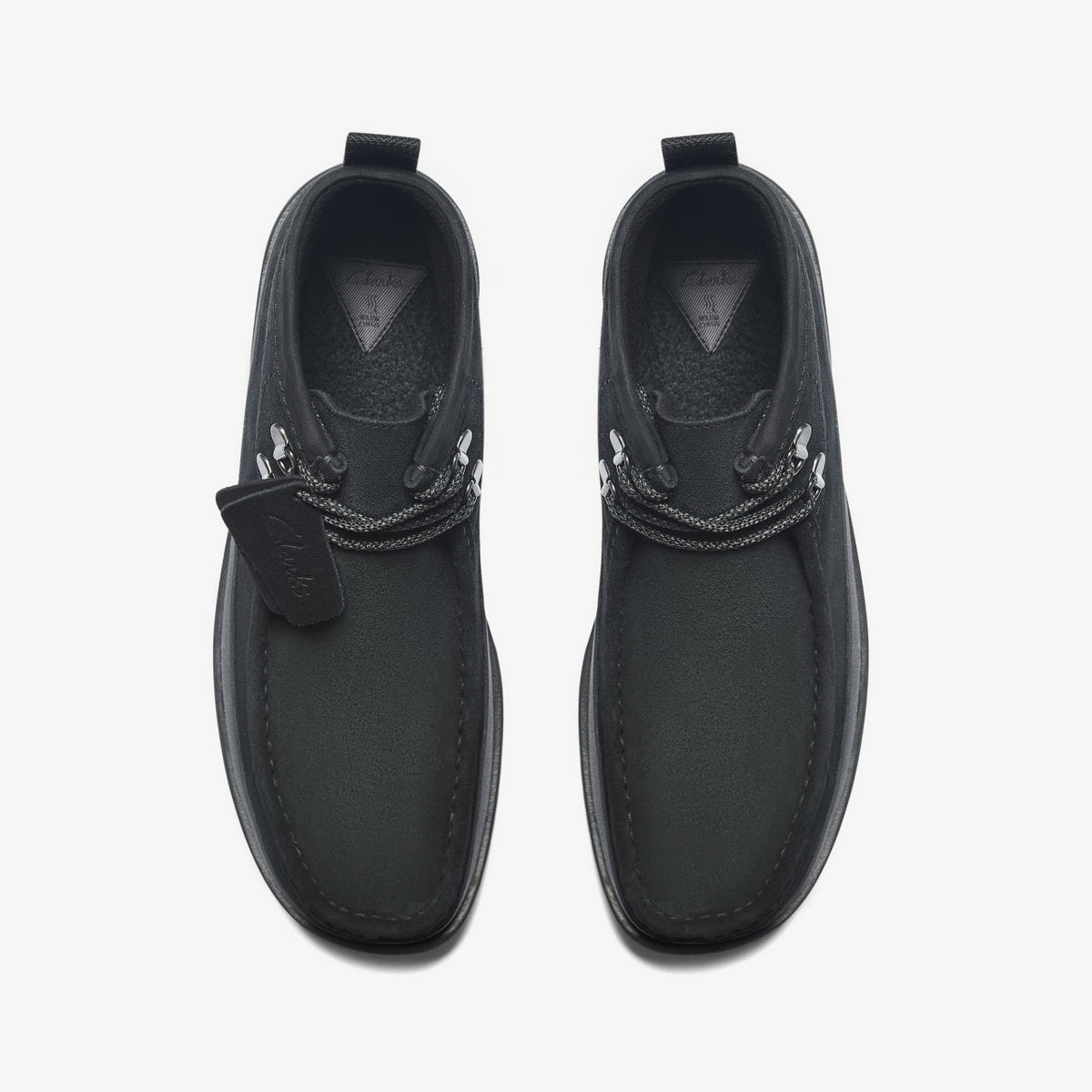 Clarks Wallabee FTR2 Hi Black Suede