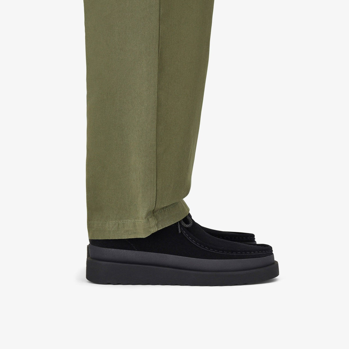 Clarks Wallabee FTR2 Hi Black Suede