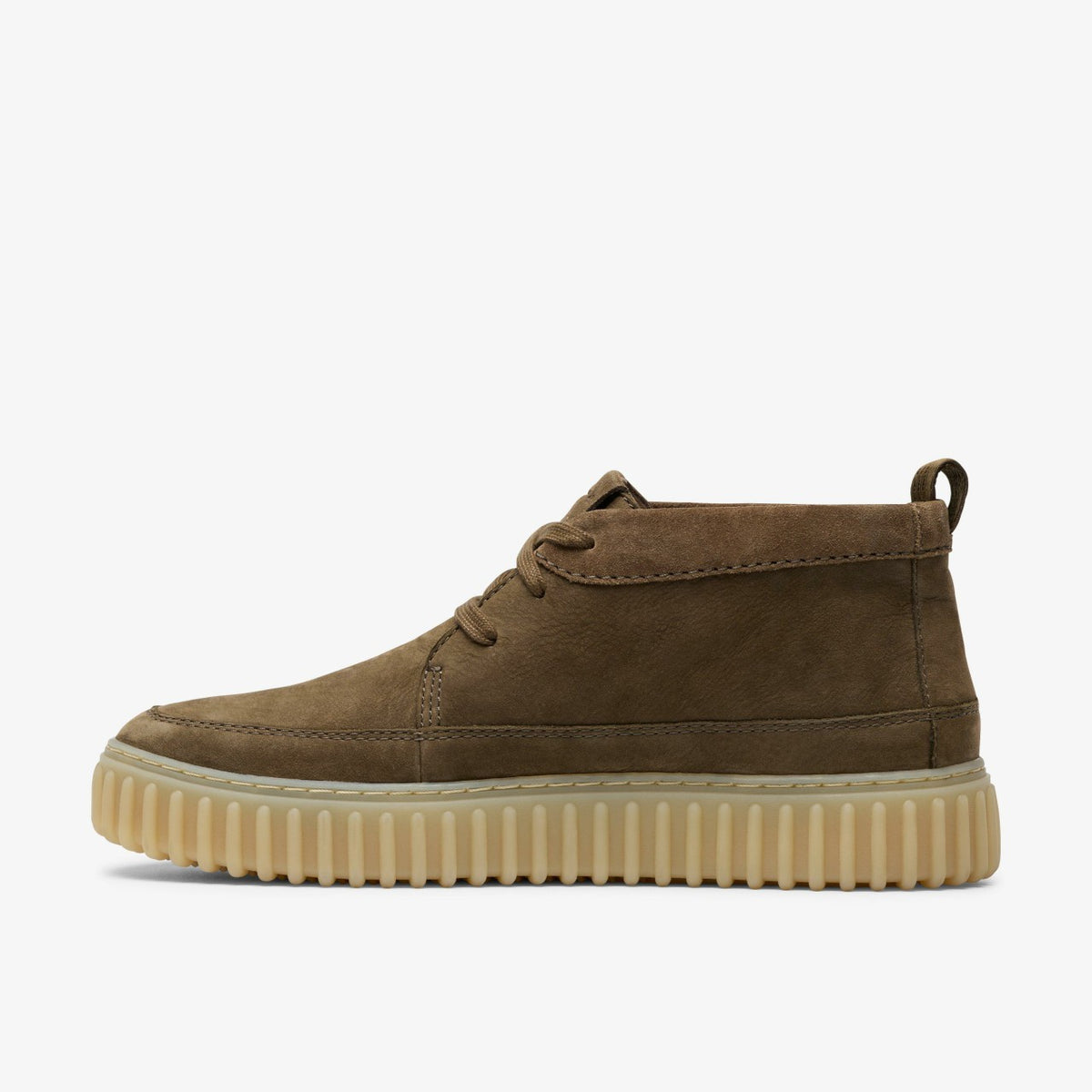 Clarks Torhill Lace Hi Khaki Nubuck