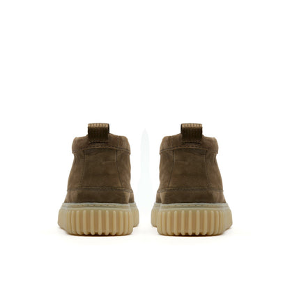 Clarks Torhill Lace Hi Khaki Nubuck