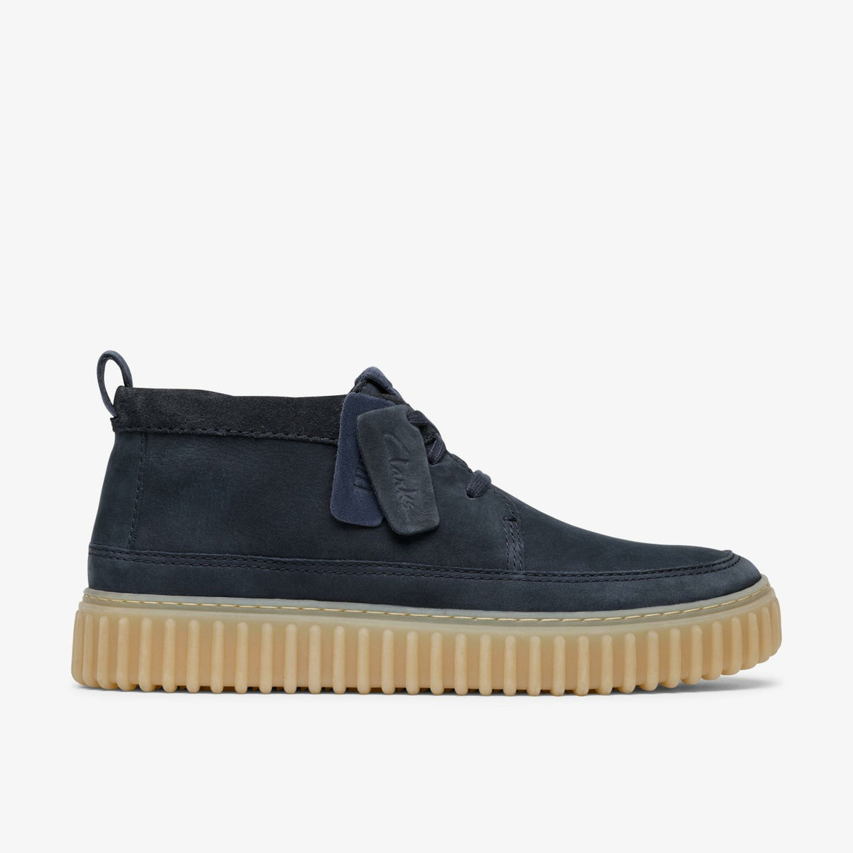 Clarks Torhill Lace Hi Navy Nubuck