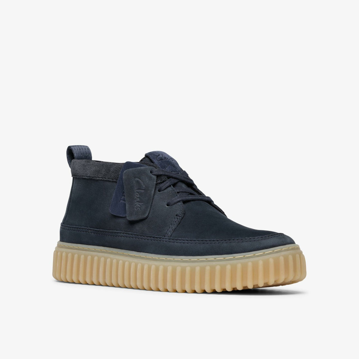 Clarks Torhill Lace Hi Navy Nubuck