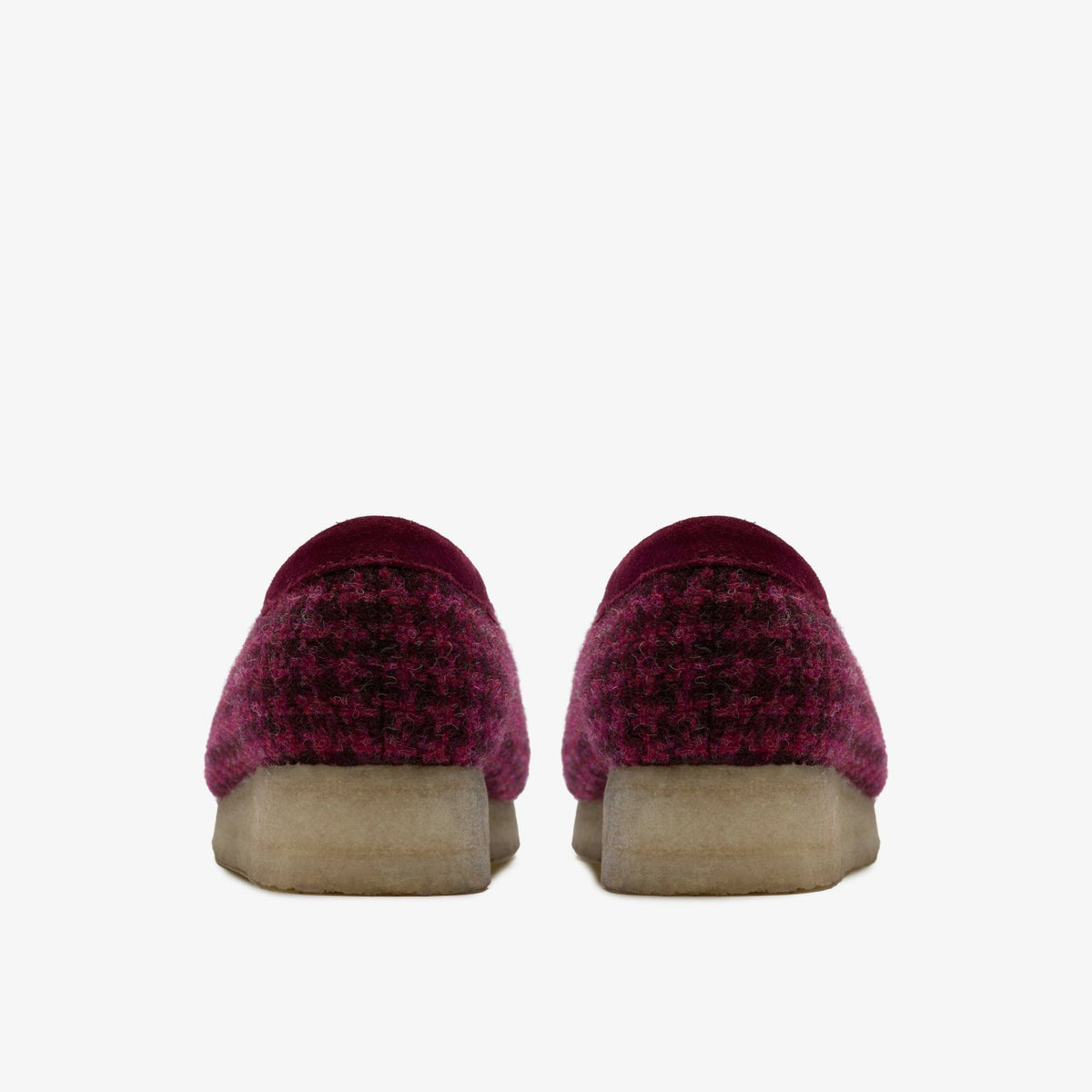 Clarks Wallabee Purple Tweed Combination