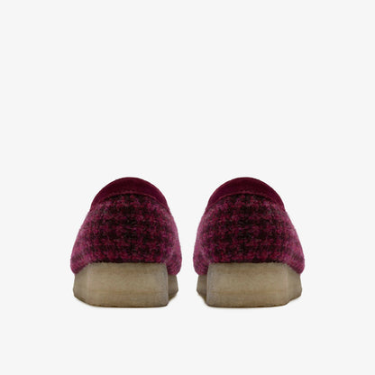 Clarks Wallabee Purple Tweed Combination