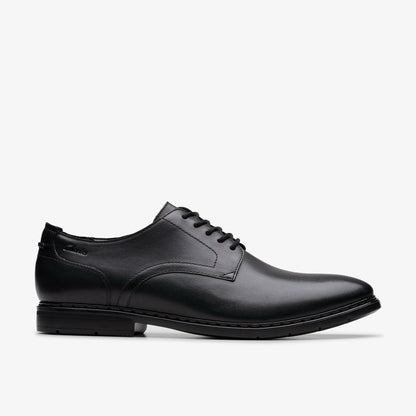 Clarks Banbury Derby Black Leather