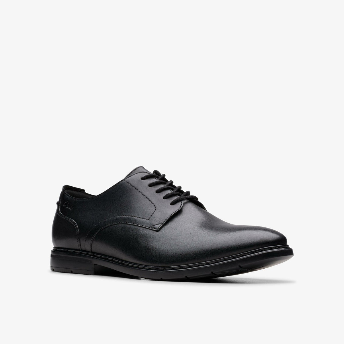 Clarks Banbury Derby Black Leather