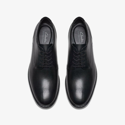 Clarks Banbury Derby Black Leather