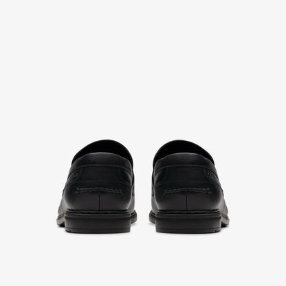 Clarks Banbury Lo Black Leather