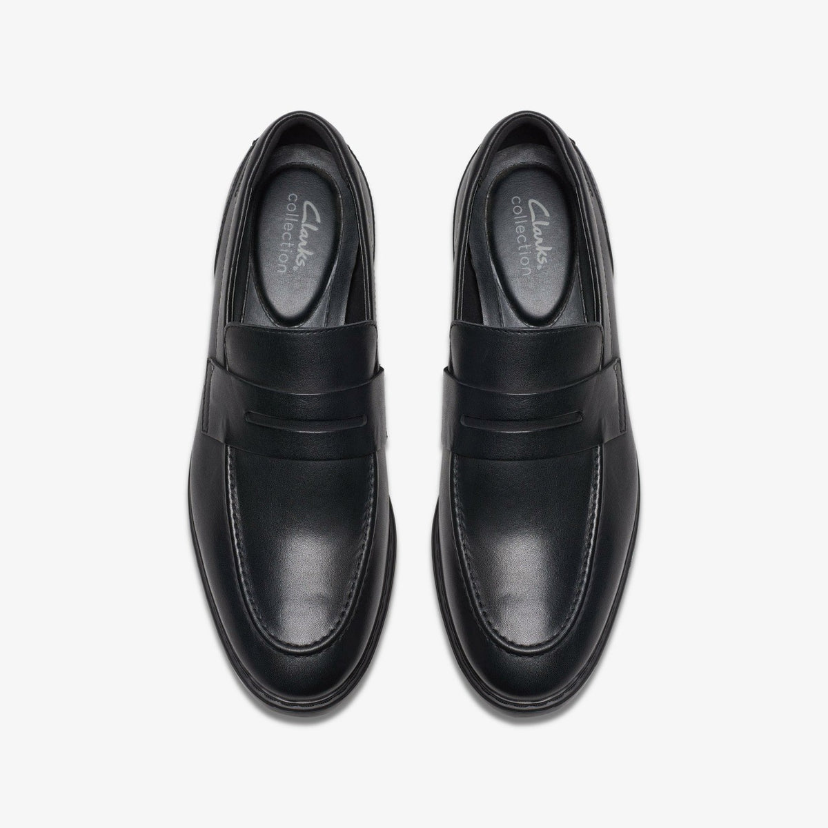 Clarks Banbury Lo Black Leather