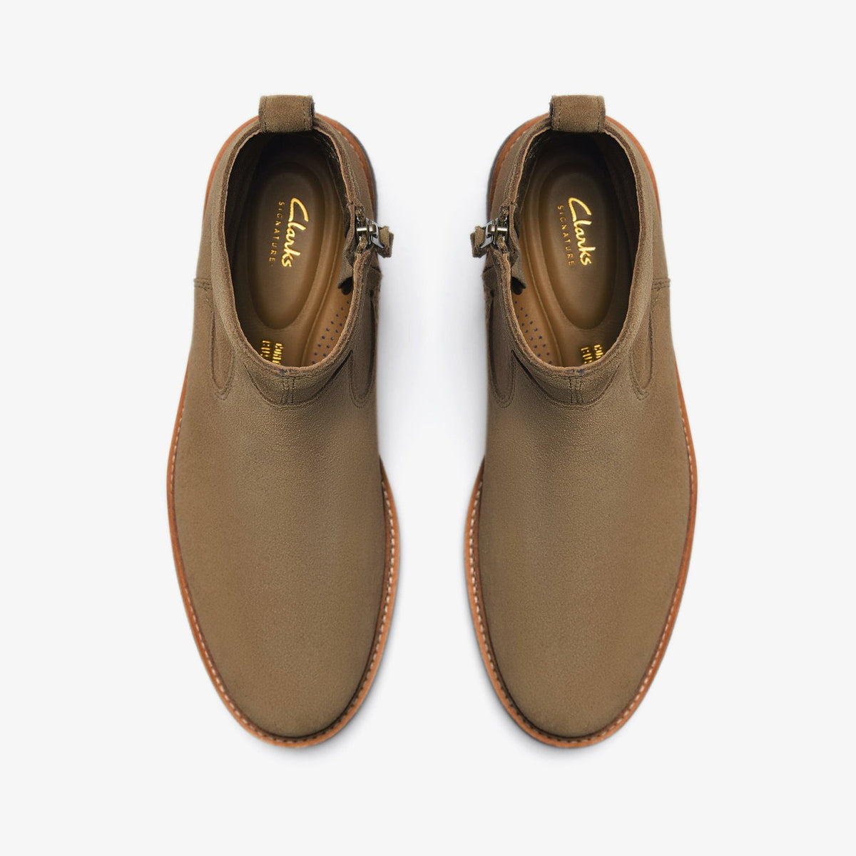 Clarks Clarkdale Boot Dark Sand Suede