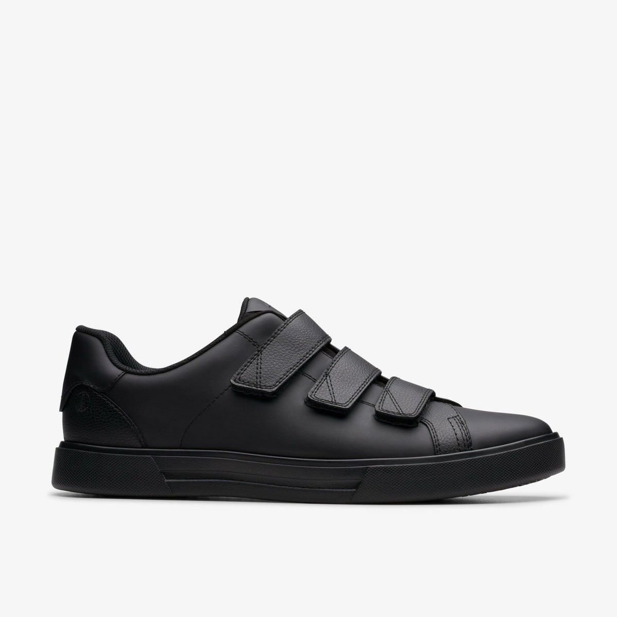 Clarks Romsey Strap Black Leather