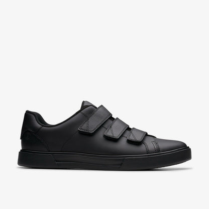 Clarks Romsey Strap Black Leather