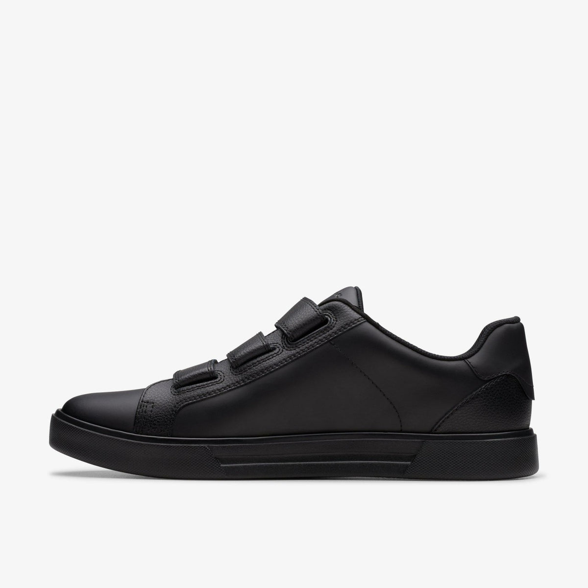Clarks Romsey Strap Black Leather