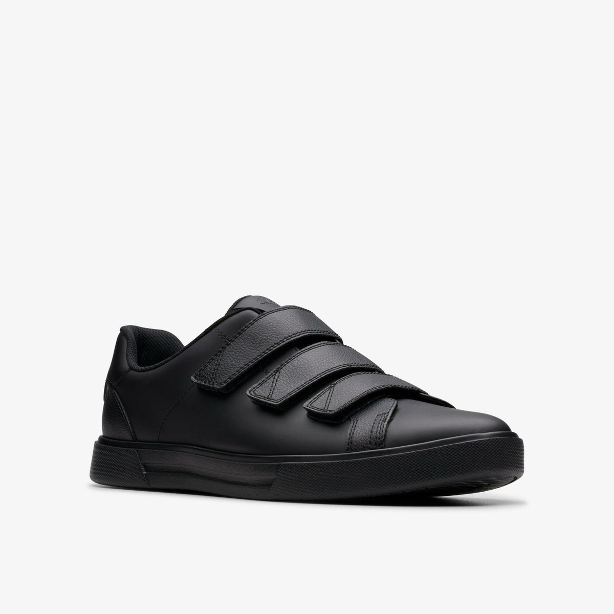 Clarks Romsey Strap Black Leather
