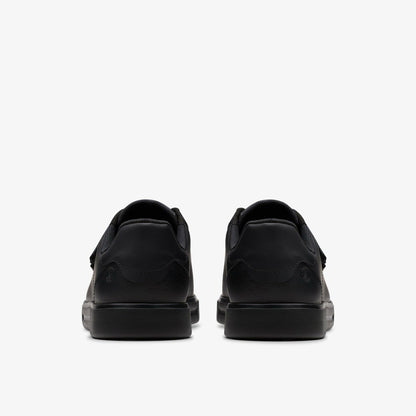 Clarks Romsey Strap Black Leather