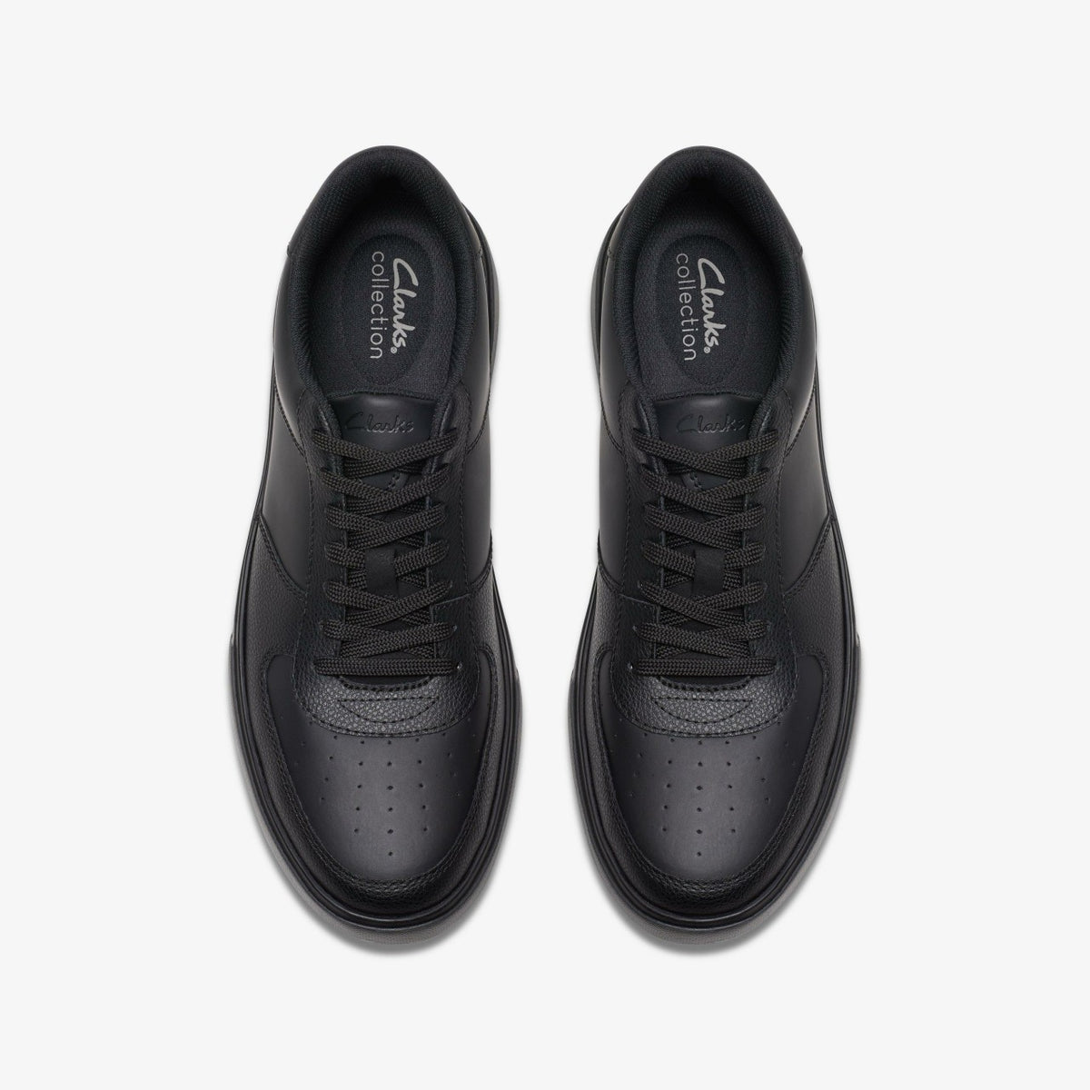 Clarks Romsey Tie Black Leather