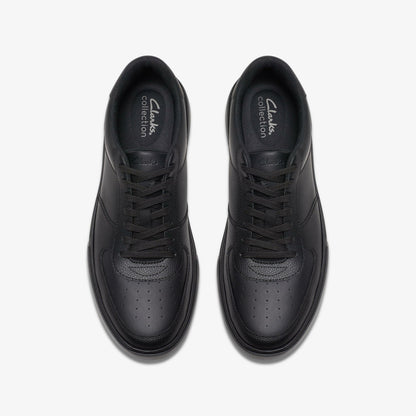 Clarks Romsey Tie Black Leather
